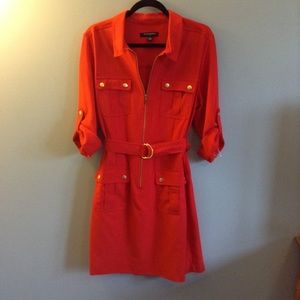 Red and Gold Jacket Dress!